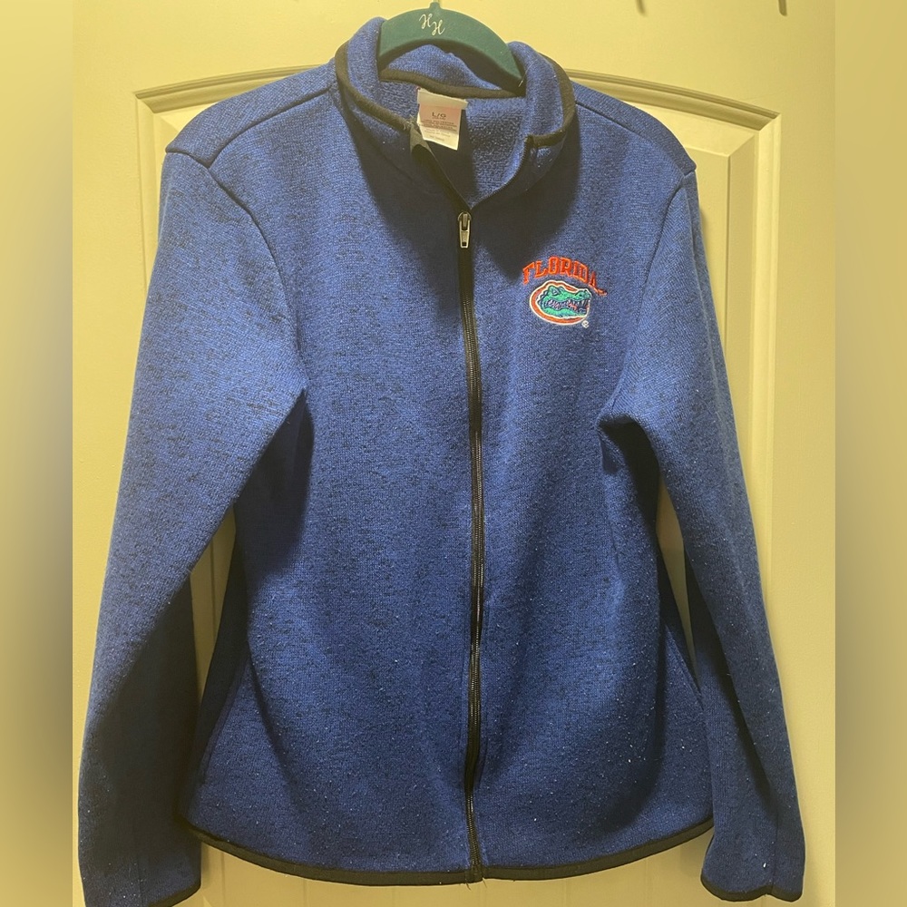 University of Florida Gators Sweater Jacket, Full Zipper, Girls Large (12-14)